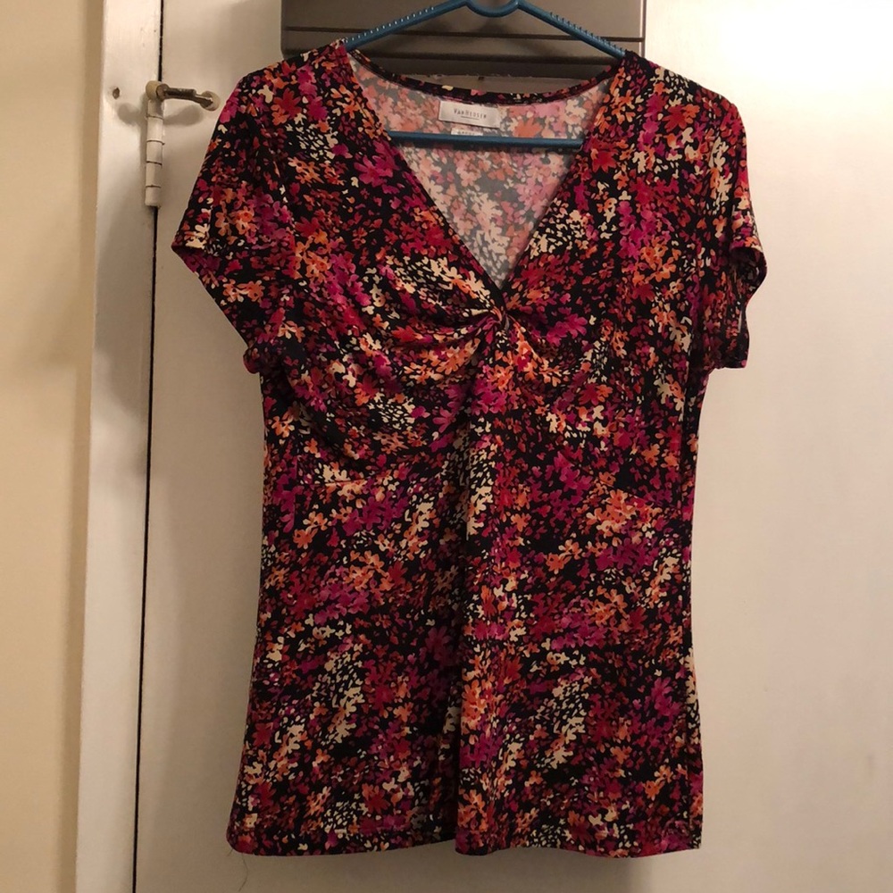 Floral Short-Sleeve Top